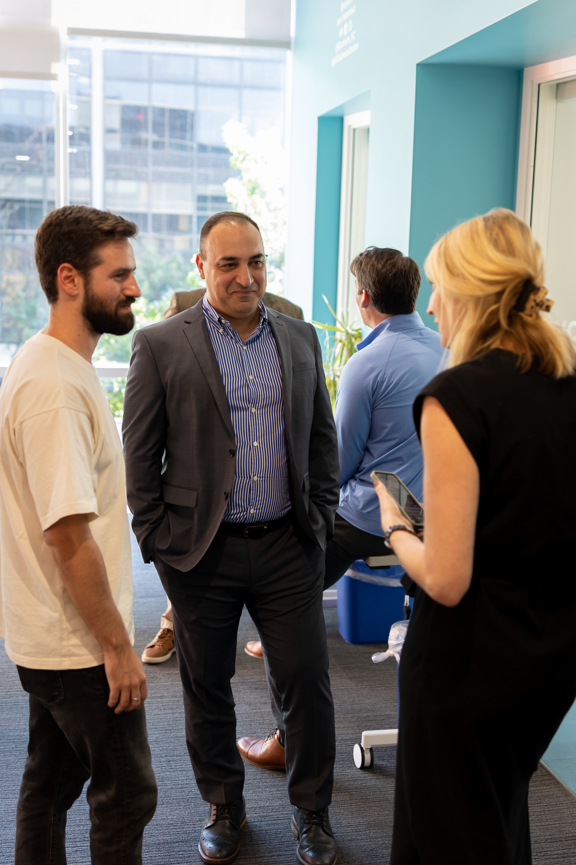 Rami Shacour (center), Co-founder and CEO of Innosphere