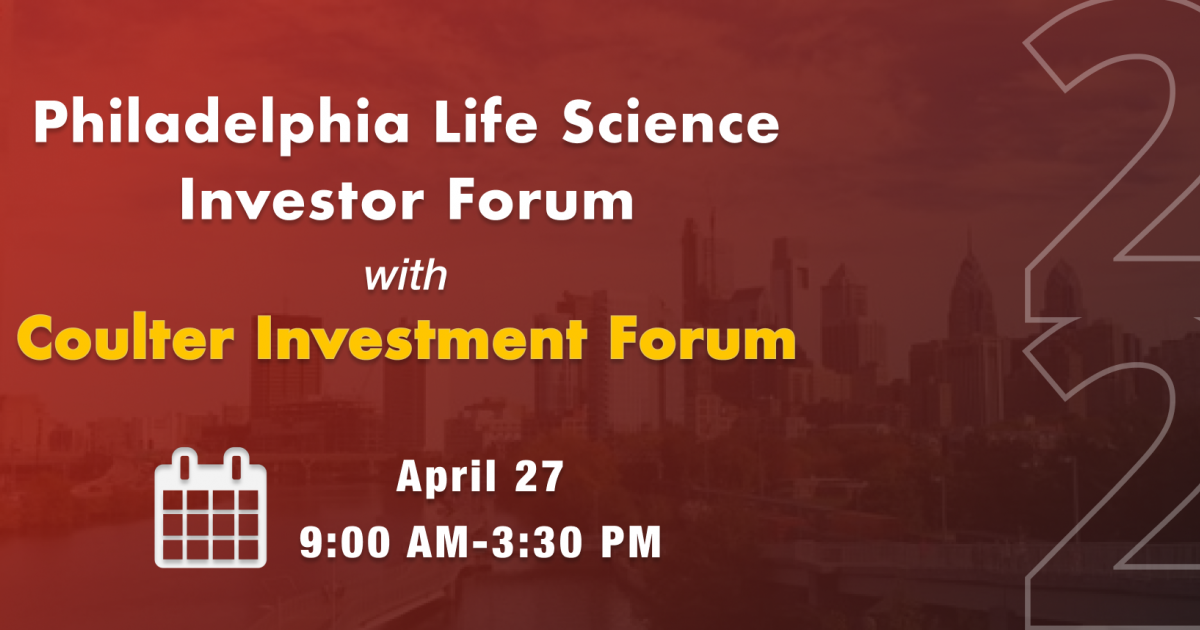 Science Center Philadelphia Life Science Investor Forum